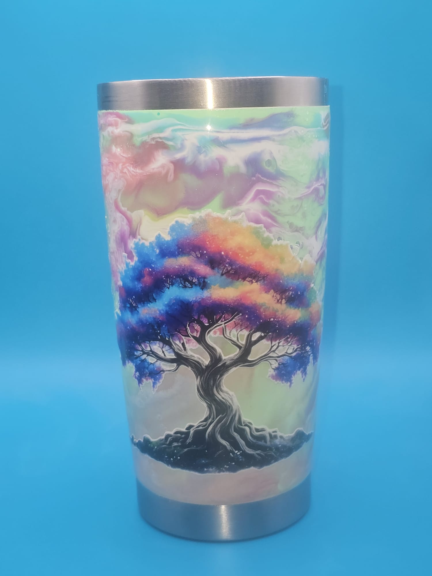 Tumbler Arbre de Vie — Résine artisanale
