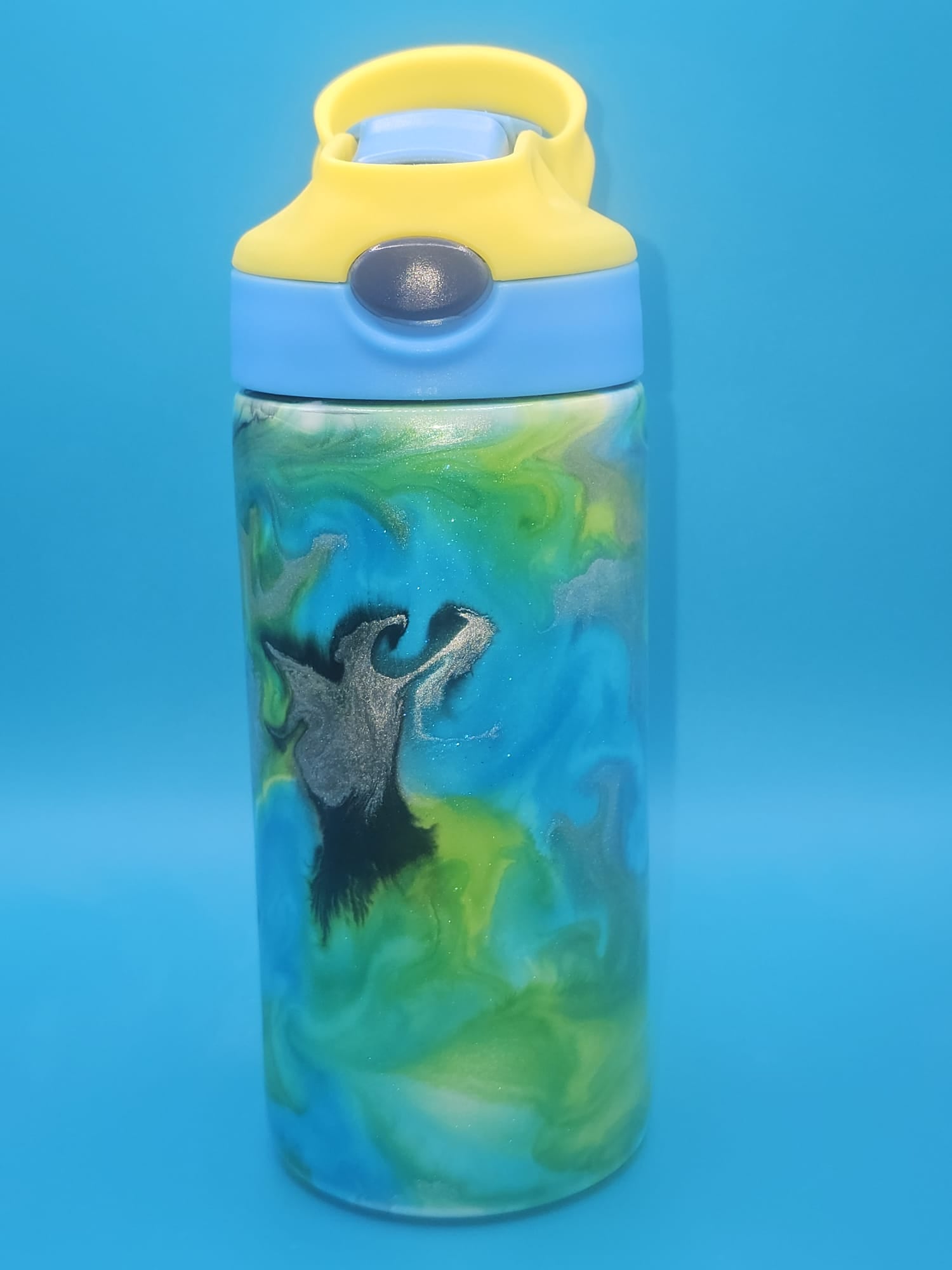 Gourde Enfant Forêt — Résine artisanale